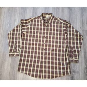 L.L. Bean XXL Tall Men's Plaids Button up Thermolite 2XLT